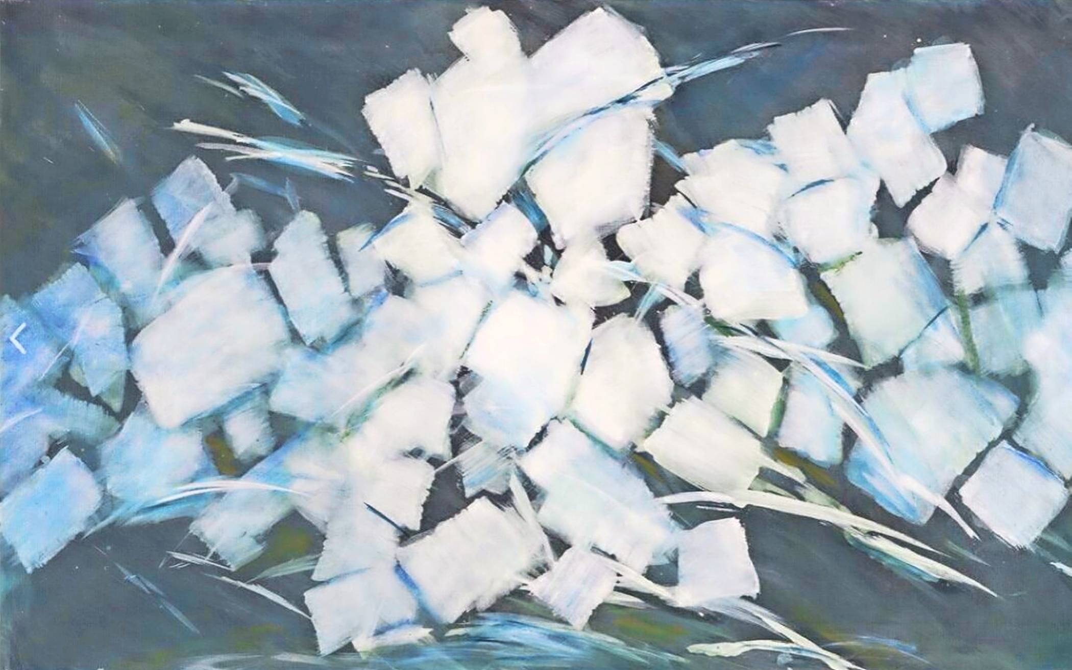 Heute öffnet die Ausstellung „Pas de deux“ mit informeller Malerei von Ursula Kaechele und Bildobjekten von Annette Wimmershoff.   Foto: Stadt Willich