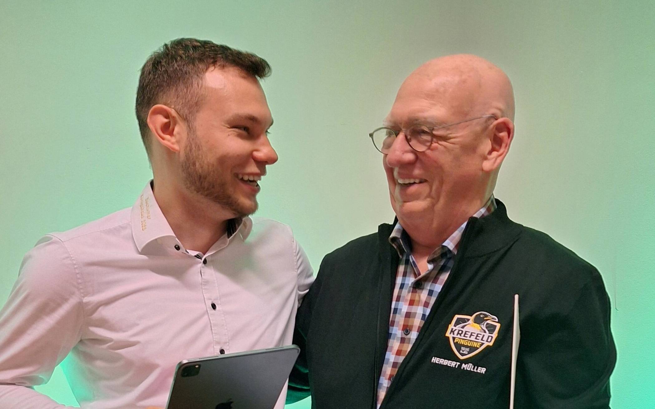 Der bisherige 1. Vorsitzende Herbert Müller