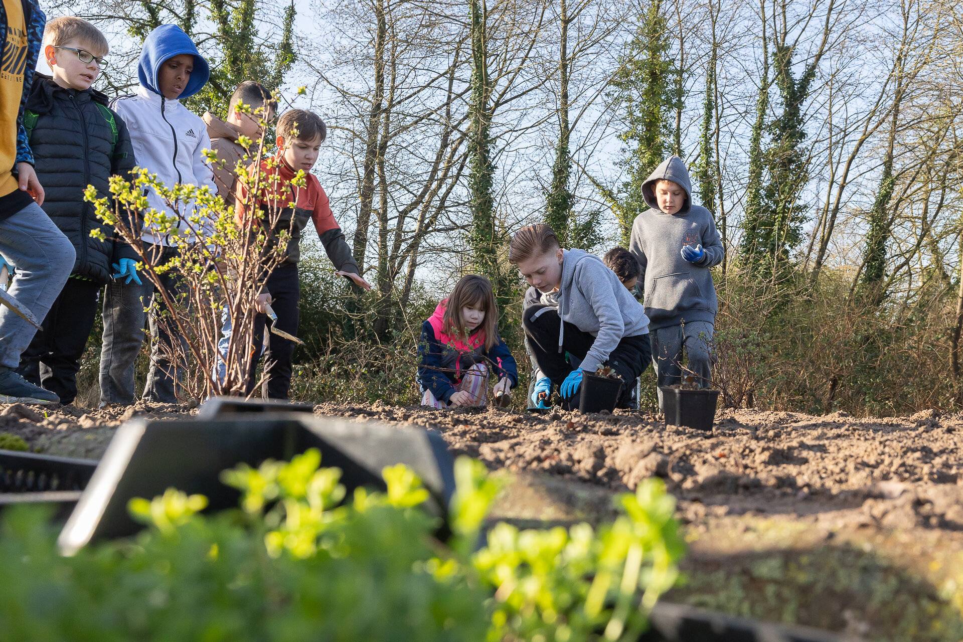 Die Viertklässler der Grundschule Steinsstraße haben