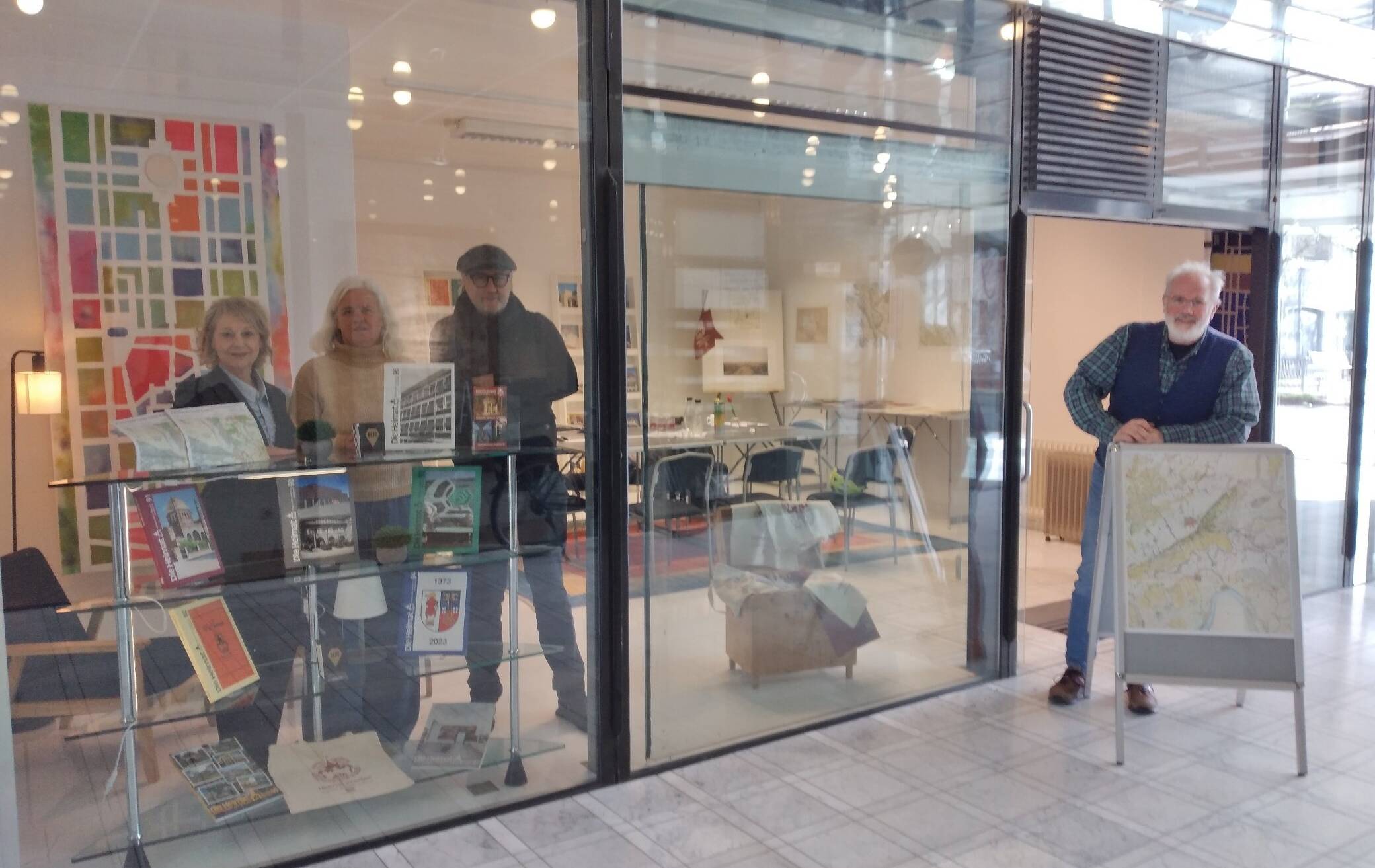 Der neue Standort in der Seidengalerie: