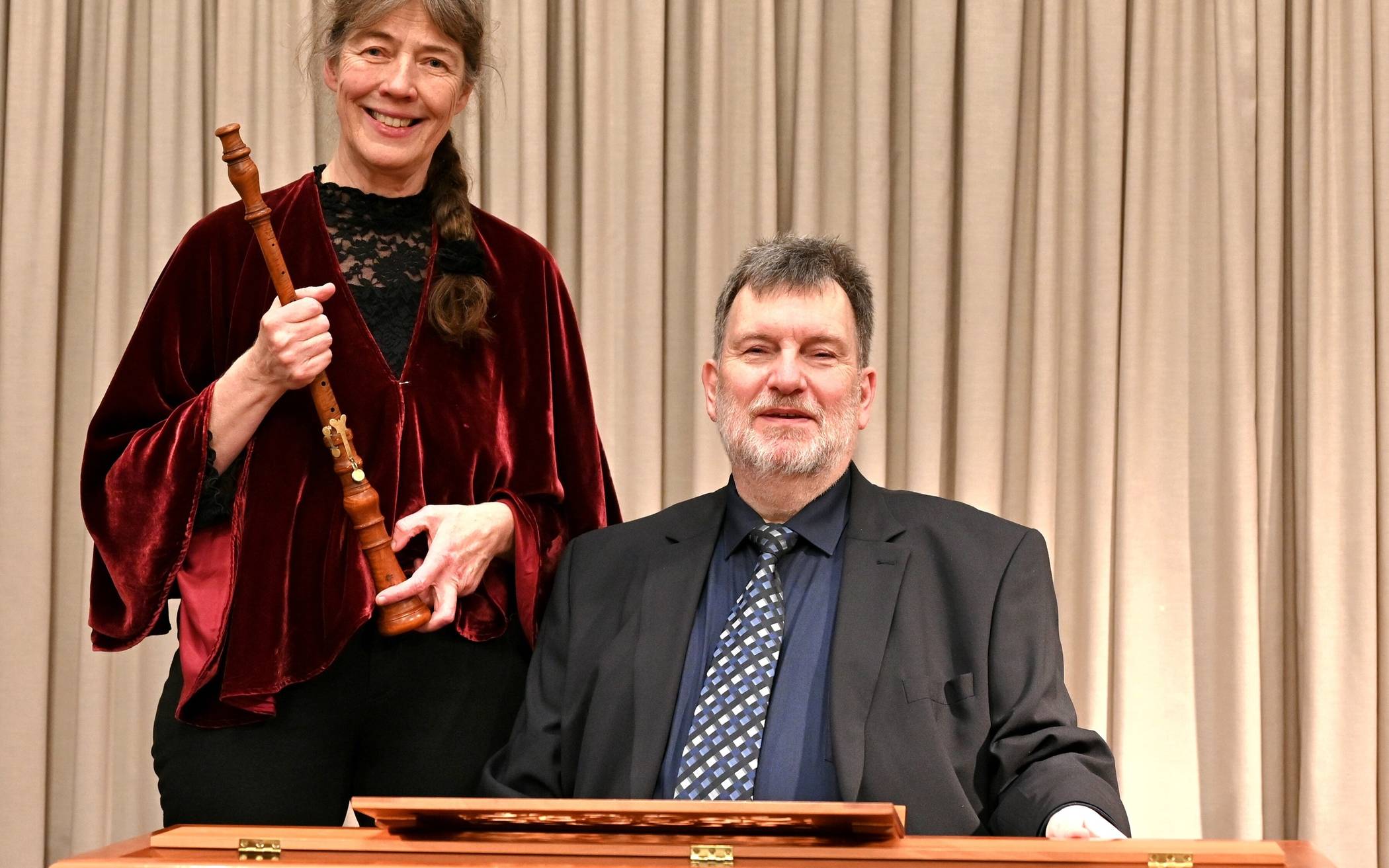 Karla Schröter und Christoph Anselm Noll⇥Foto: