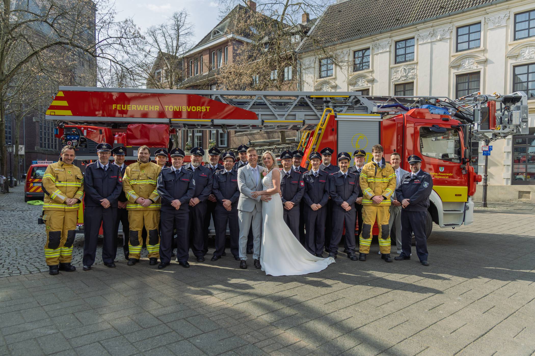 Freiw. Feuerwehr Tönisvorst: Gemeinsames Glück besiegelt
