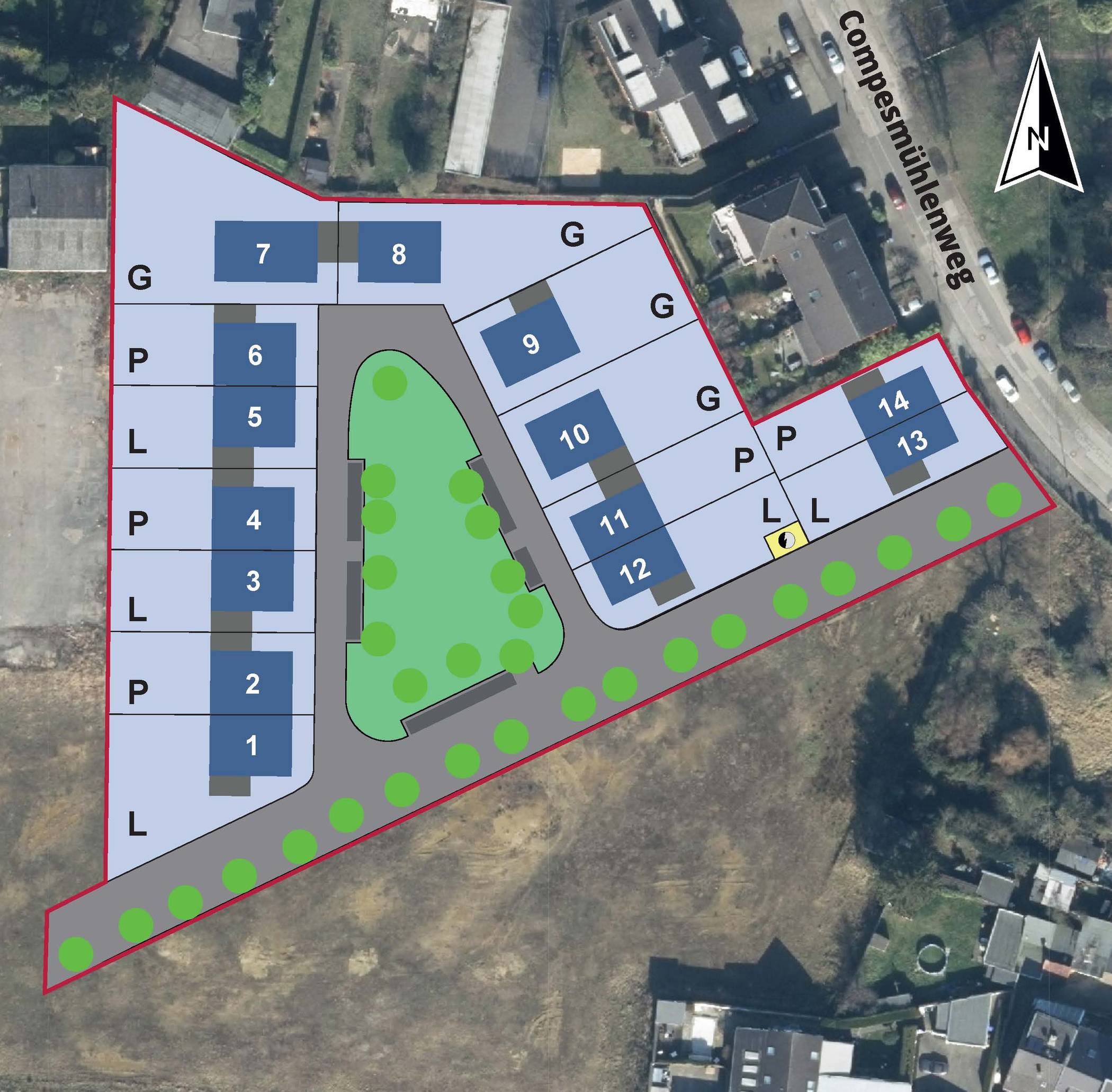  Aktuell hat die EWMG 14 Grundstücke im neuen Baugebiet REME Los 1 zwischen Neusser Straße, Compesmühlenweg, Fleenerweg und Lohstraße im Angebot. 