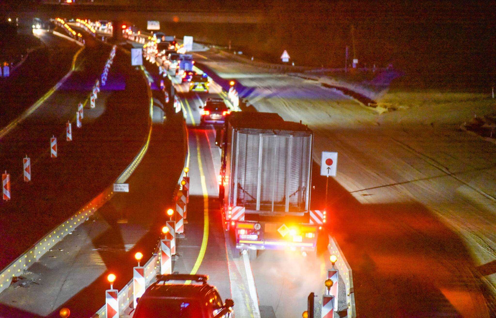 A57: Atommüllbehälter rollte an Krefeld vorbei