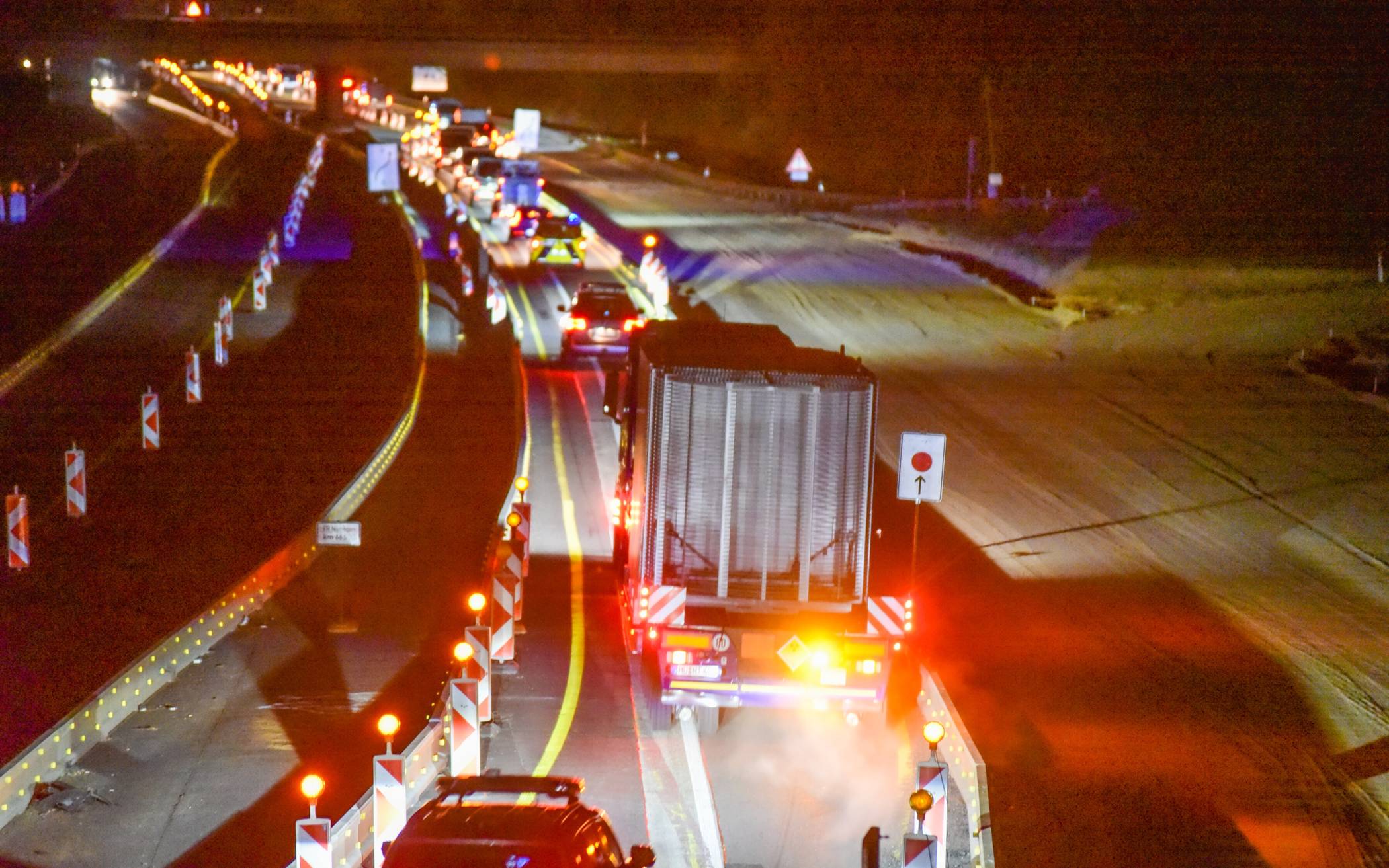 A 57: Castor-Transport rollte an Krefeld vorbei