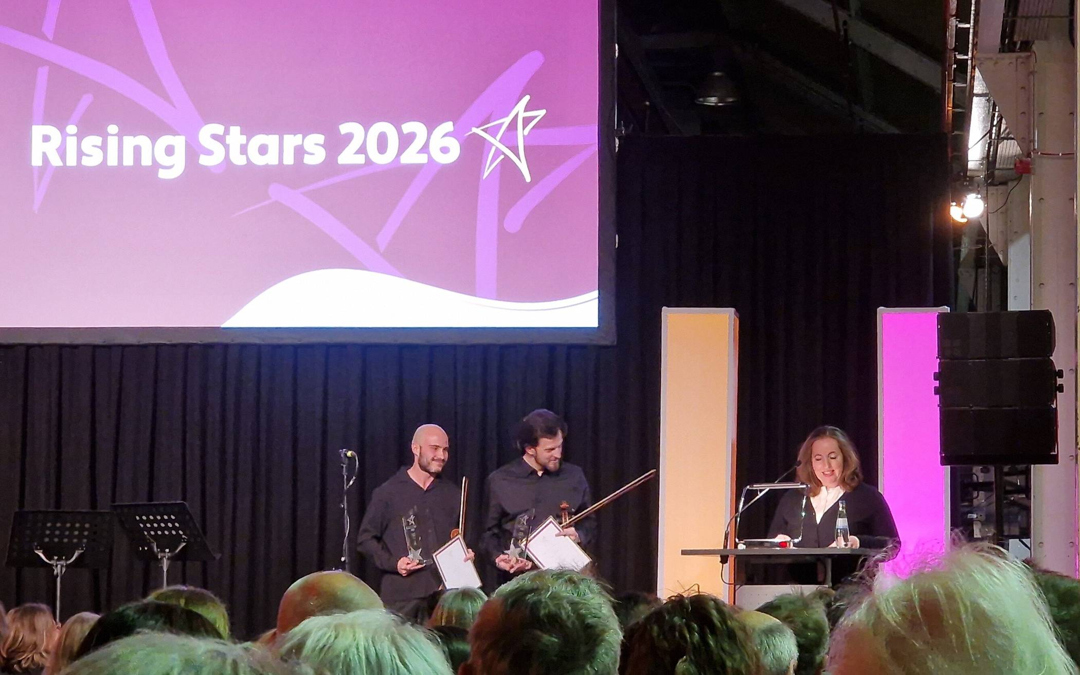Jasper Sitte und Kirill Volkov (The Twiolas) sind die „Rising Stars 2026“. Die...