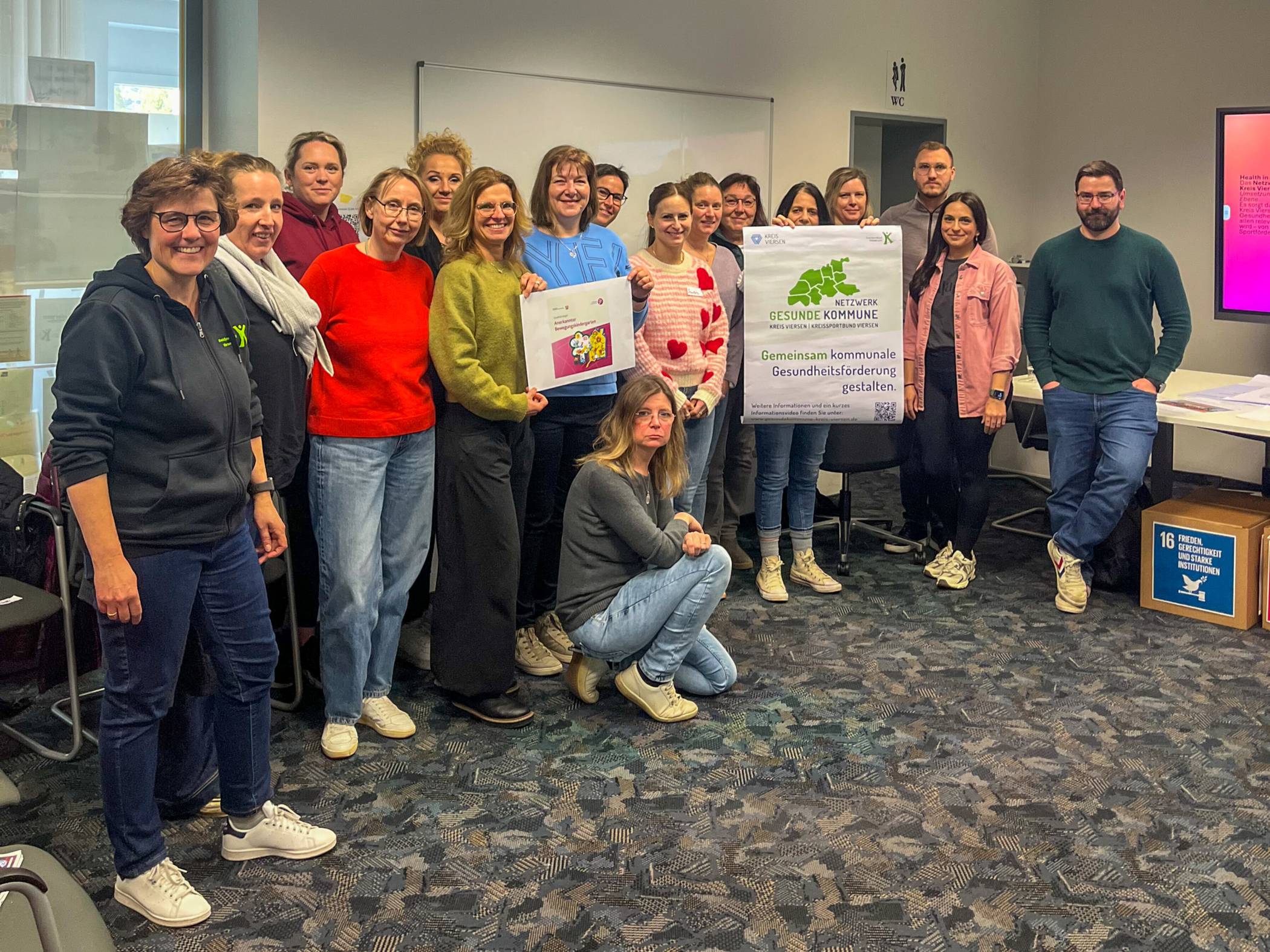  Der Qualitätszirkel der Anerkannten Bewegungskindergärten im Kreis Viersen. 