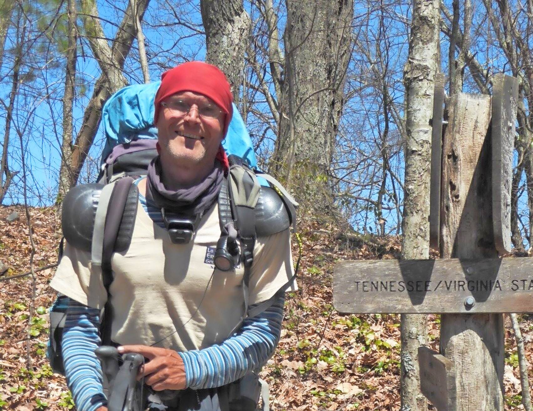 Der Anrather „Weltenbummler“ Holger Guse aka Uncle Bob startet am Freitag seine zweite Weltreise - diesemal geht‘s mit dem Rad nach Indonesien. Das Foto zeigt ihn bei seiner ersten Weltreise von 2013 bis 2017 auf dem Appalachian Trail in den USA.  