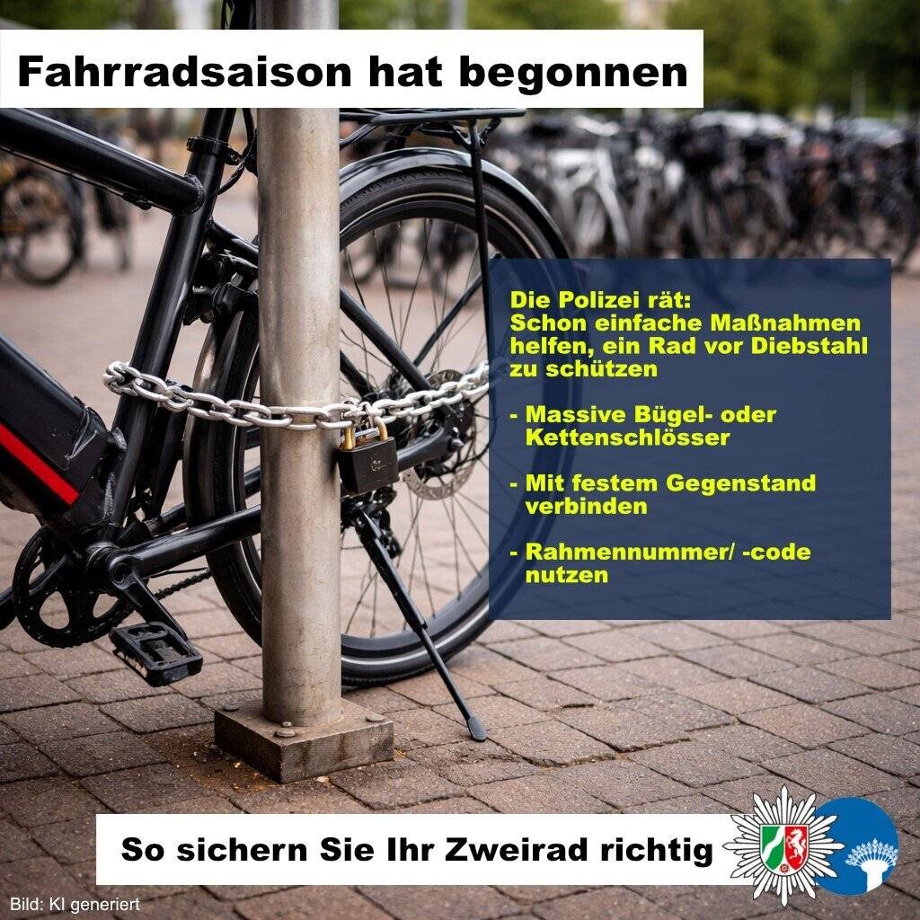 Polizei gibt Tipps zum Schutz vor Diebstahl