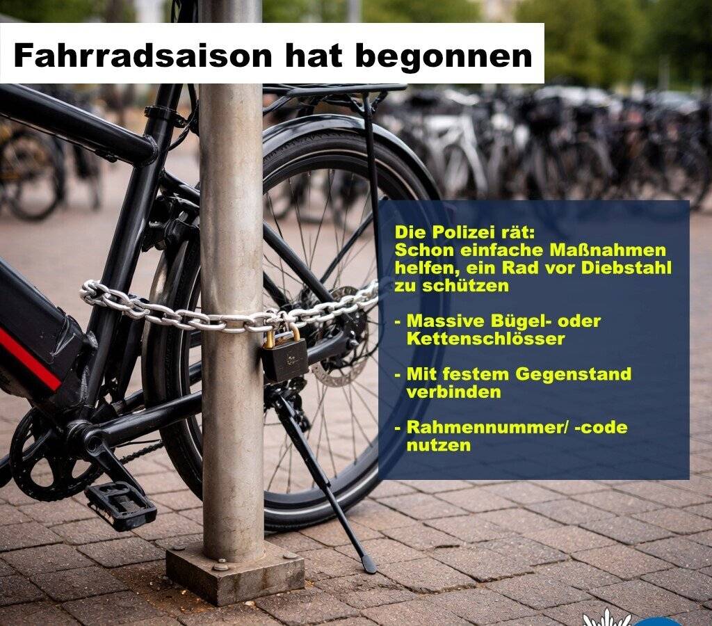 Polizei gibt Tipps zum Schutz vor Diebstahl