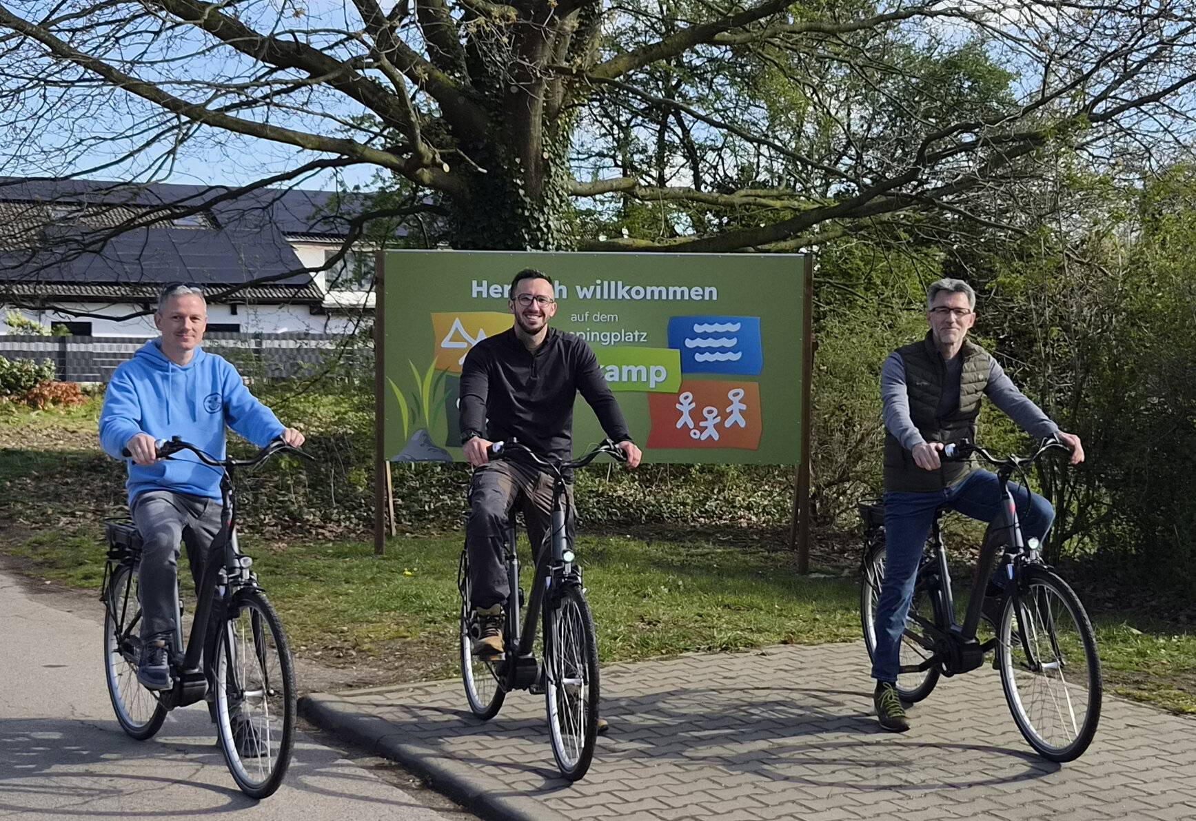 v.l. Frank Grusen (Wirtschaftsförderer Gemeinde Niederkrüchten),