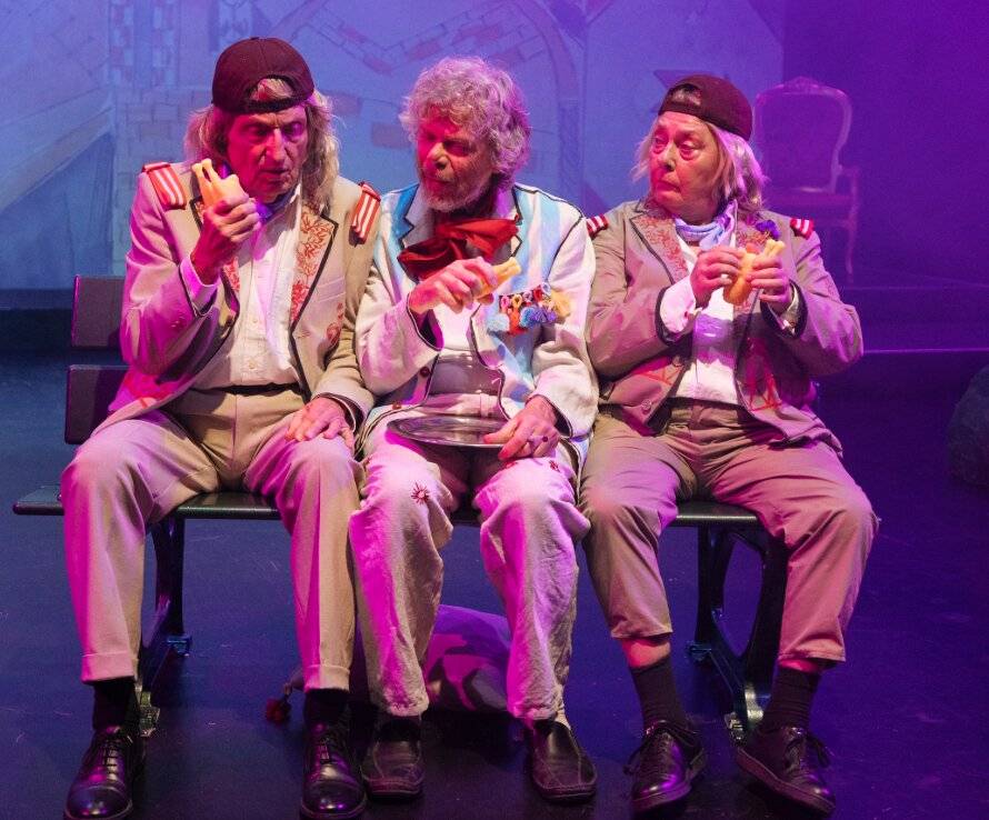 Szene aus dem Lustspiel „Leonce und Lena“. 