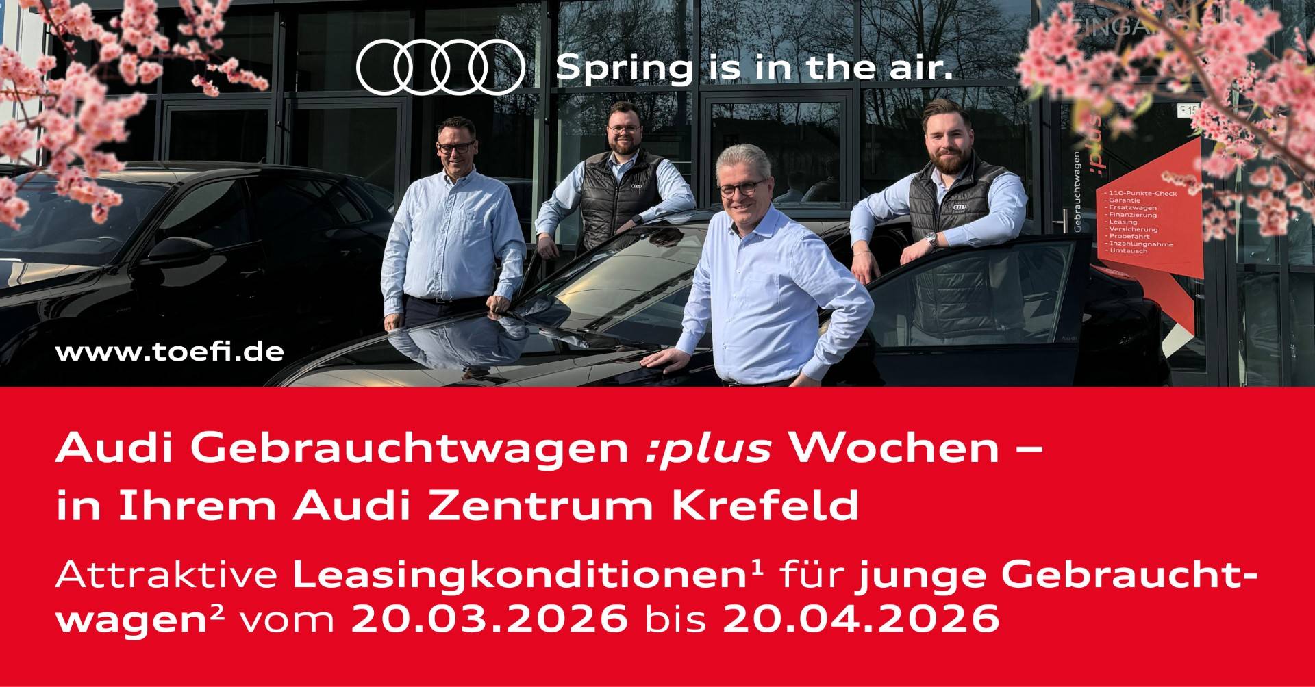 Audi Gebrauchtwagen :plus Wochen im Audi Zentrum Krefeld