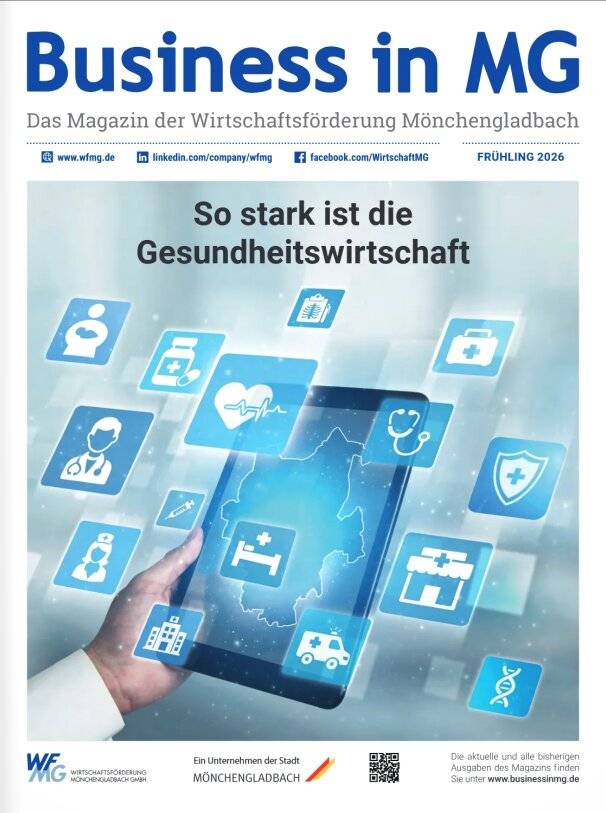  Das neue Magazin der WFMG: Business in MG - So stark ist die Gesundheitswirtschaft. 