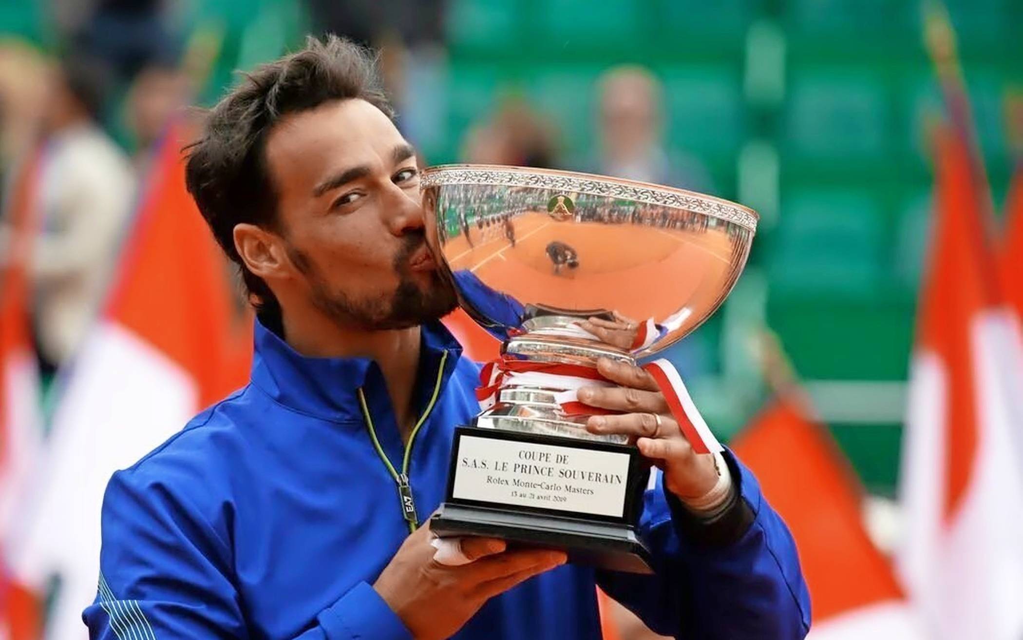  Der frühere Weltranglisten-9. Fabio Fognini wird im Sommer für Krefeld aufschlagen. 