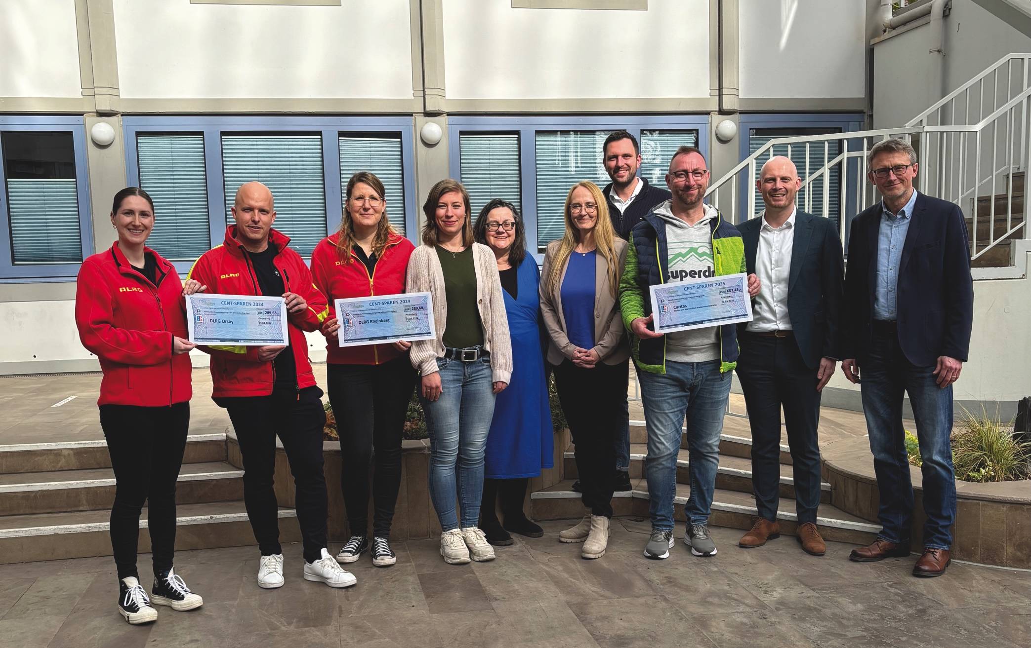  Auf der Personalversammlung im November 2025 entschied die Belegschaft, die Summe von 607,45 Euro an die Caritas Wohn- und Werkstätten Niederrhein gGmbH zu spenden. 