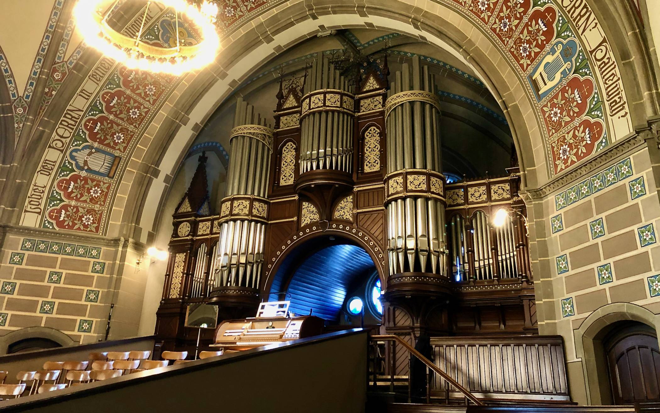  Die Wilhelm-Sauer-Orgel der Hauptkirche Rheydt. 