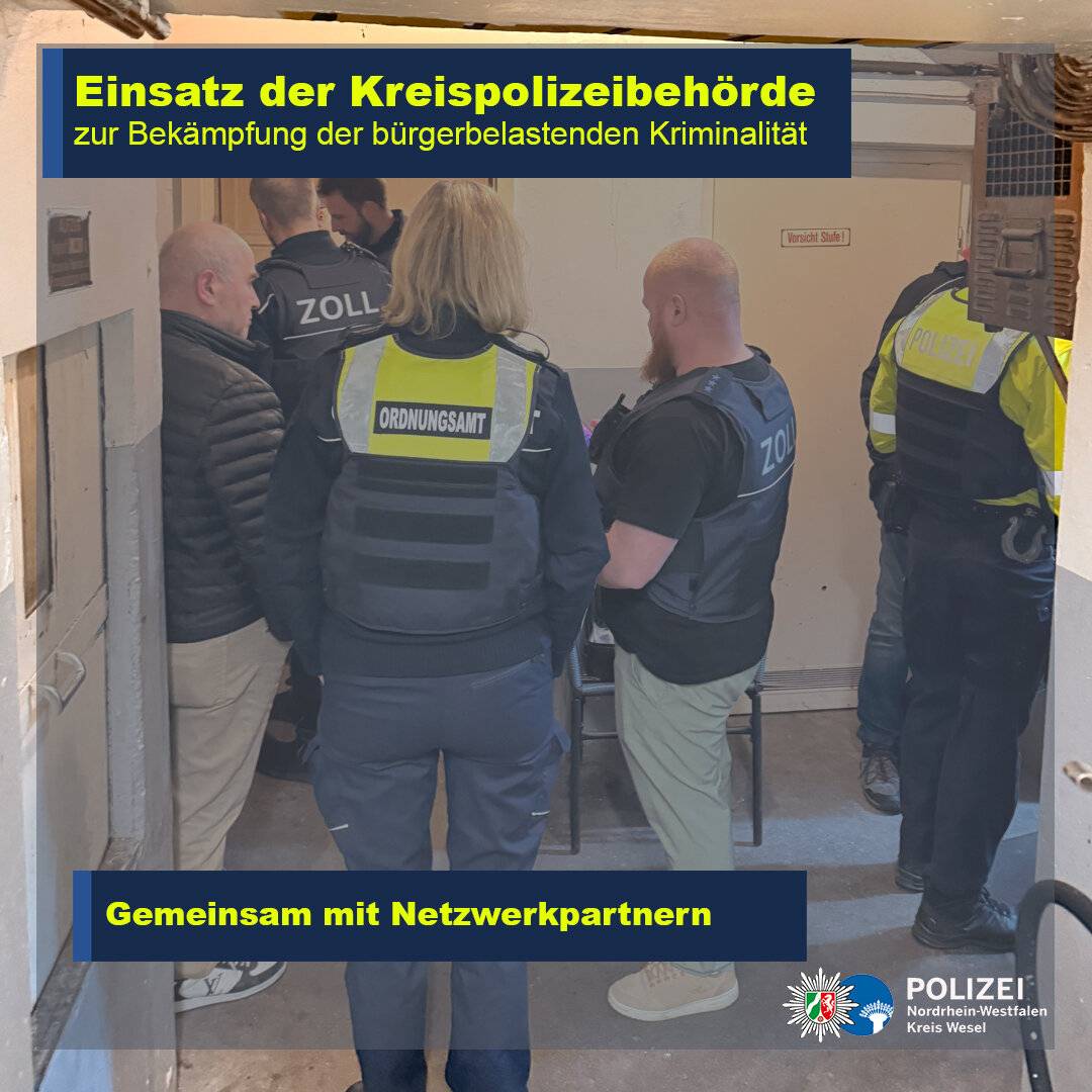 Gemeinsamer Einsatz gegen bürgerbelastende Kriminalität