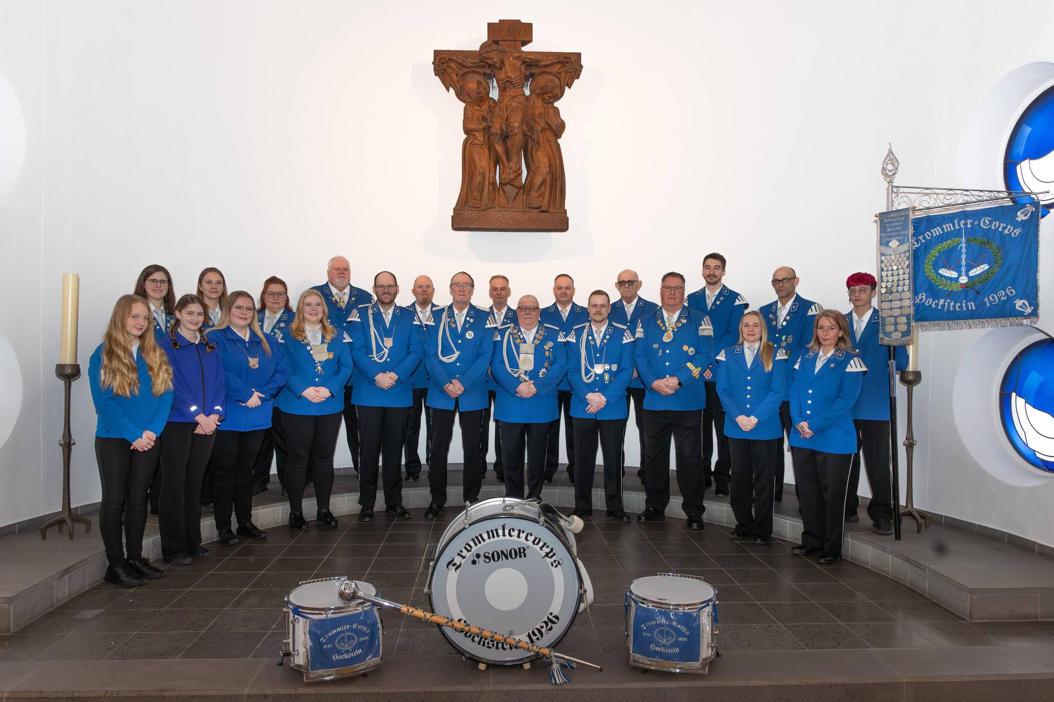 Das Trommler-Corps Hockstein wird 100 Jahre alt. Für den 2. und 3. Mai ist ein Festwochenende mit viel Musik geplant.  