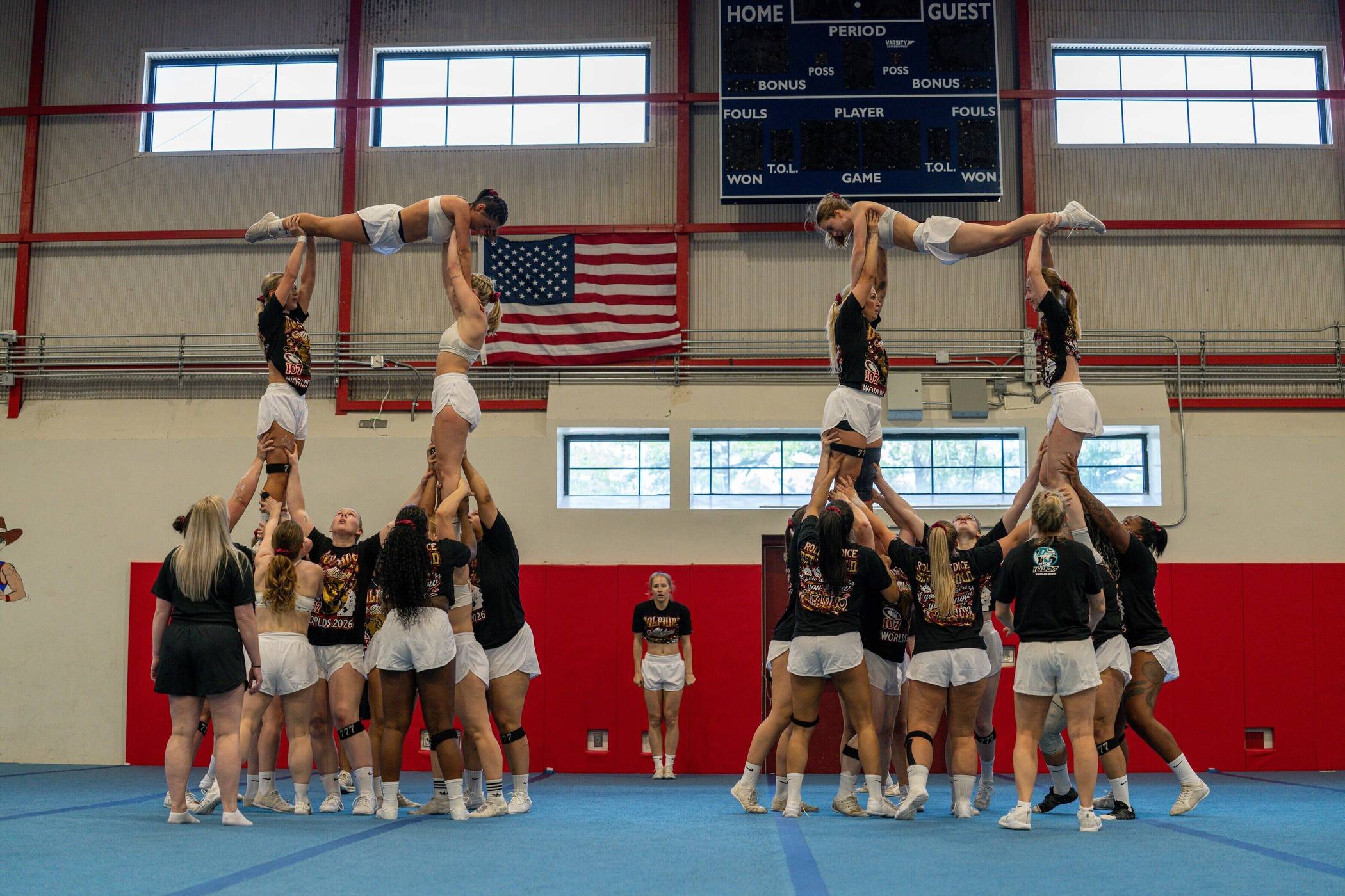 Krefelder Dolphins bei der Cheer WM in Orlando