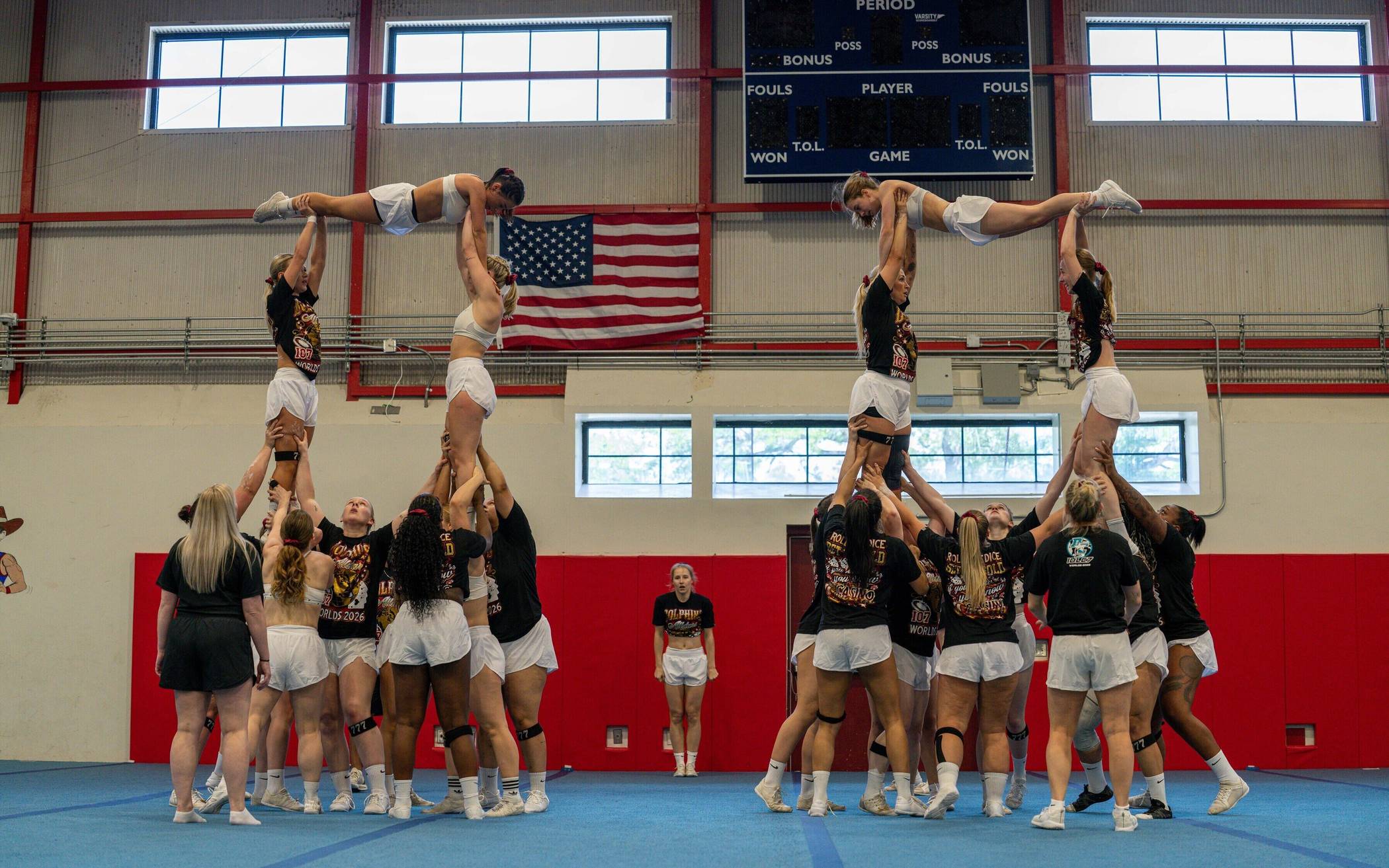 Dolphins bei der Cheer-WM in Orlando