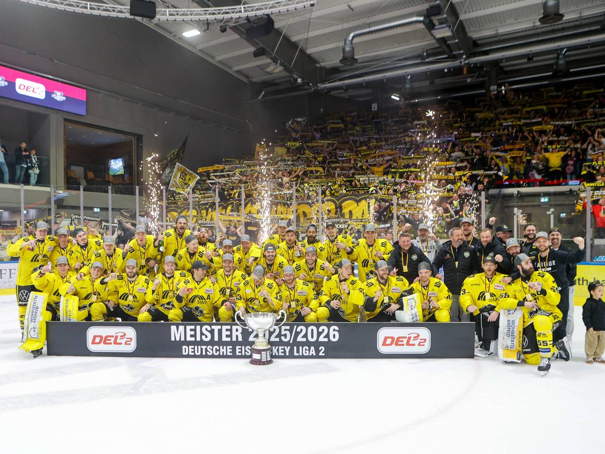 Die Pinguine im schwarz-gelben Meisterrausch