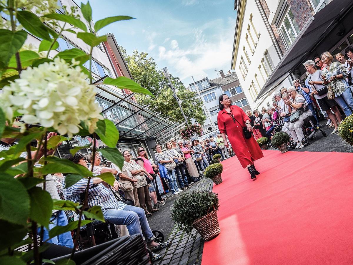 Modenschauen in der City