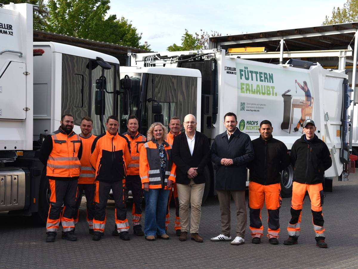 Rollende Botschafter für saubere Abfalltrennung