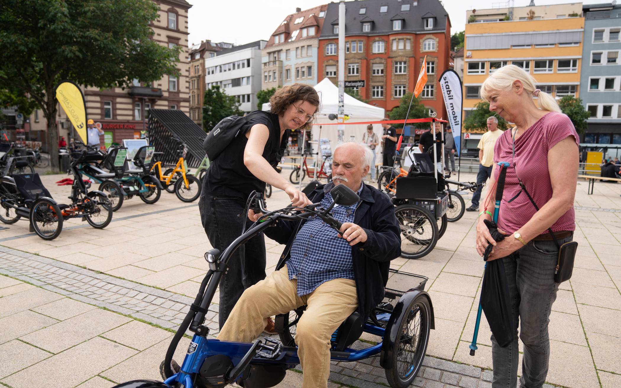 Spezialräder für ältere und behinderte Menschen