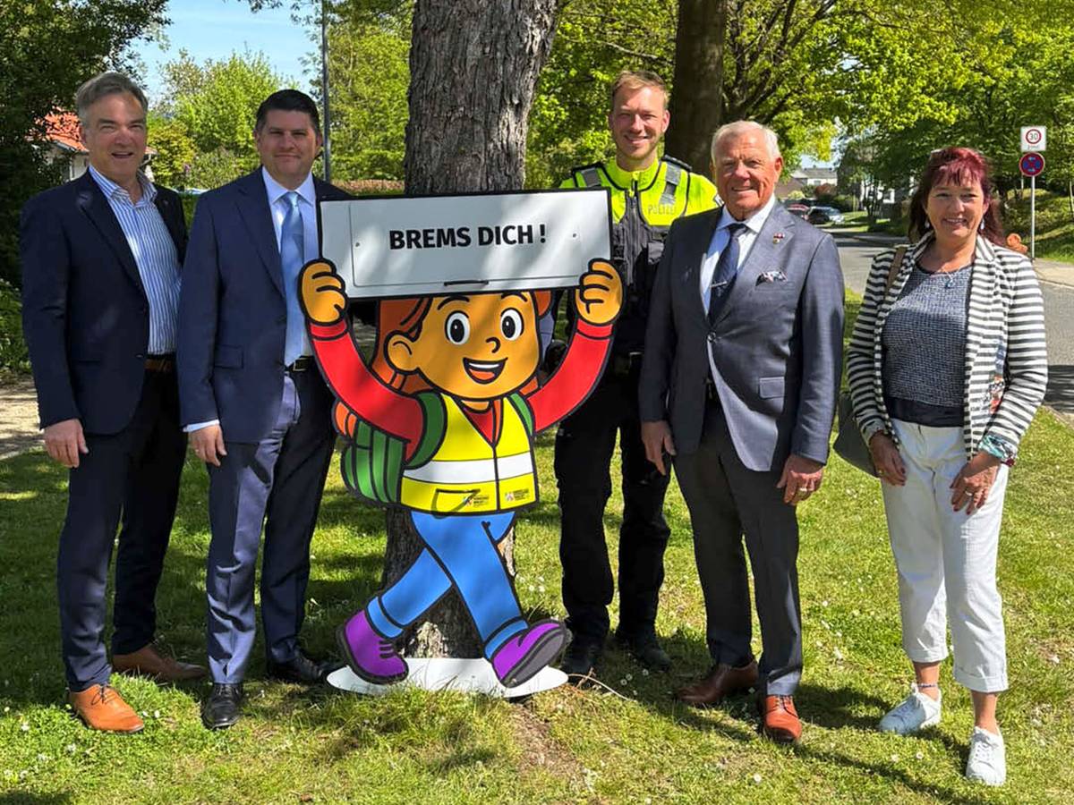 Neue Verkehrshelden im Polizeieinsatz