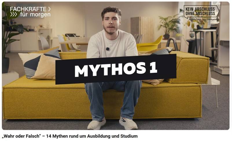 Die Videos sind unter anderem unter www.fachkräfte-für-morgen.de zu finden.