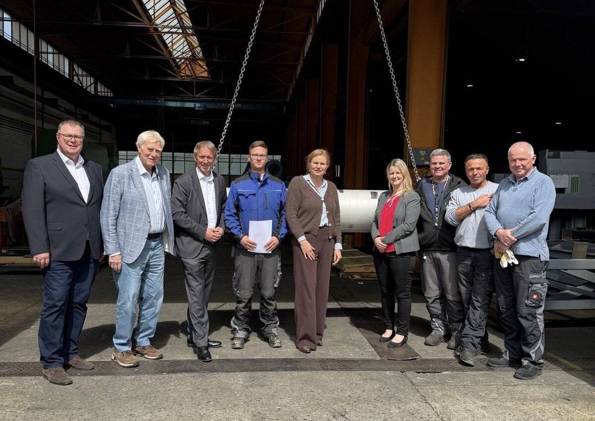  Thema Globale Krisen im Alltag der Betriebe: Die Mönchengladbacher CDU zu Besuch bei der Heinz Gothe GmbH &amp; Co. KG. 
