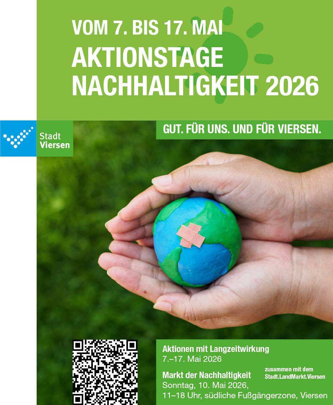  Ein Symbol vom Plakat für den Stadt.LandMarkt. Plakat: Stadt Viersen 