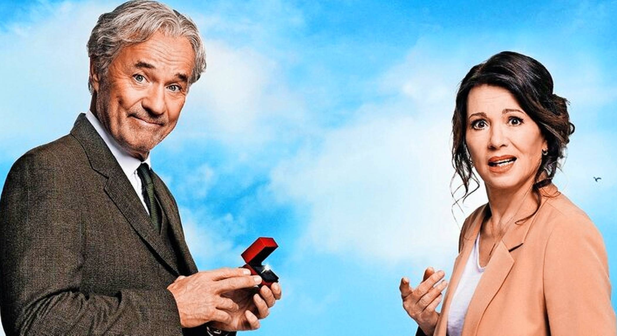 Walter (Heiner Lauterbach) will seine Jugendliebe Alice (Iris Berben) beeindrucken. 