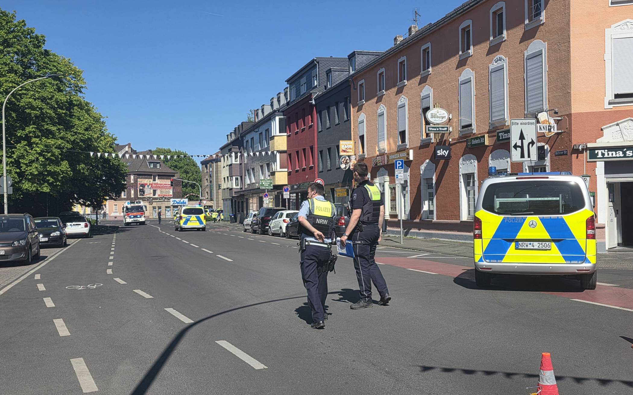 Schüsse an der Kreuzung Hittastraße/Aachener Straße: