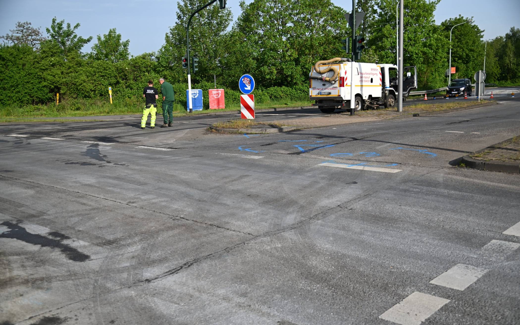 500 Liter Dieselkraftstoff ausgelaufen