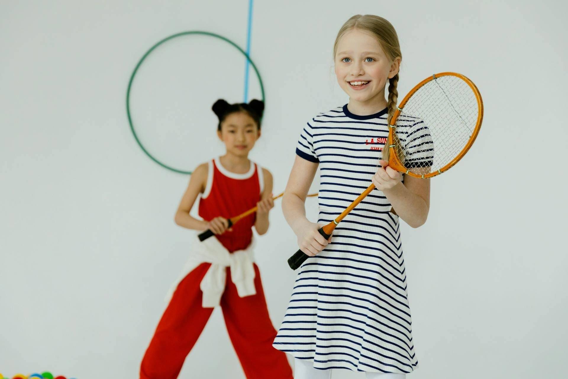 Badminton gehört auch zum Bewegungsangebot im Gesundheitsmonat. 