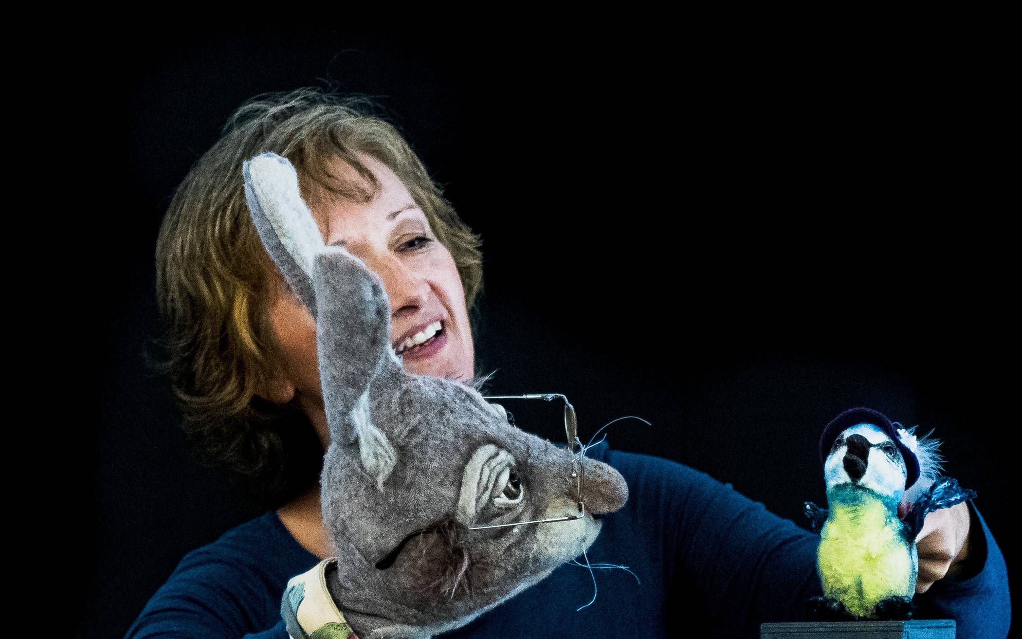  Seit vielen Jahren führt Sonja Lenneke mit ihren Handpuppen, dem etwas vergesslichen Herrn Hase und auch Frau Meise in Senioreneinrichtungen ihre selbst geschaffene humorvolle Erinnerungsrevue mit vielen Evergreens aus alten Zeiten unter dem Titel “Ich hab`ne Meise“ auf. 