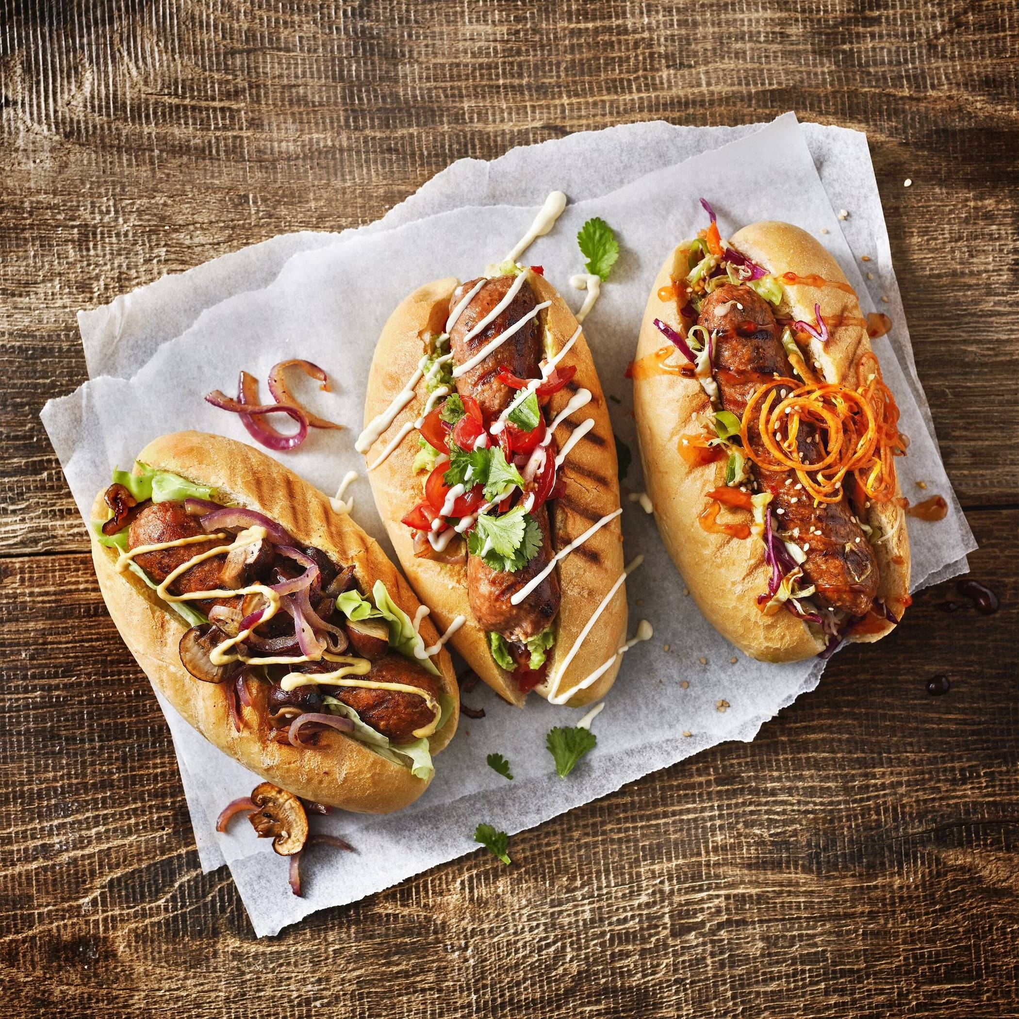  Hier ist der Name Programm: Der Hotdogpate verwöhnt auf dem Streetfood-Feierabend-Markt in Glehn die Besucher mit Hotdogs. 