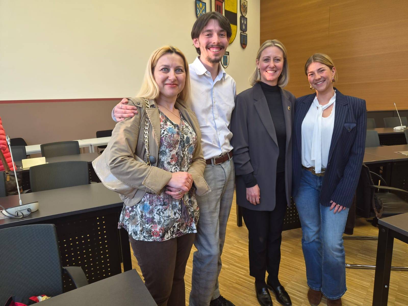 Elisabeth Bäcker, Steven Range, Julia Zupancic und Julie Wilk