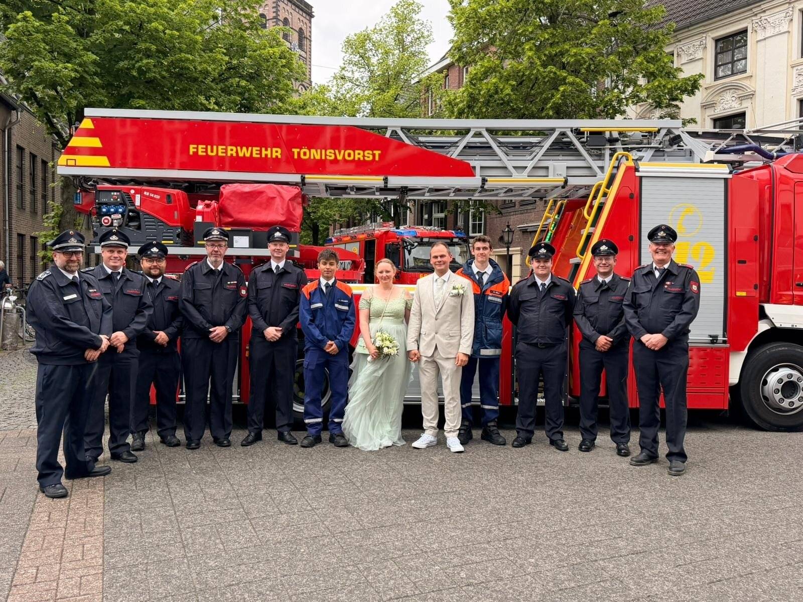Feuerwehr Tönisvorst: Gemeinsames Glück besiegelt