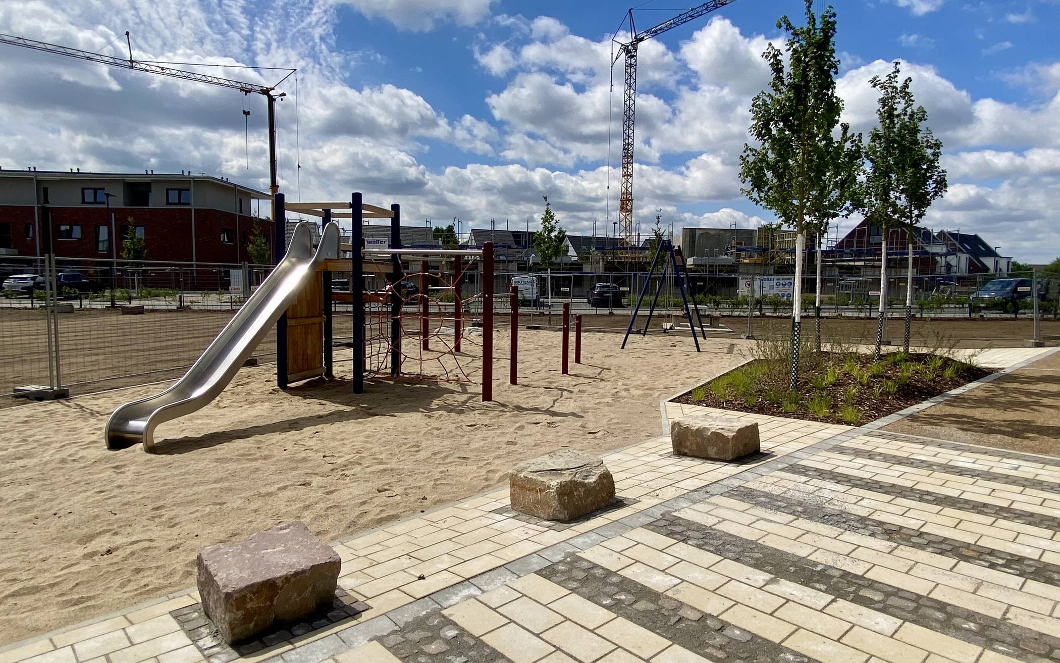 Auf dem Zanger in Kempen: Grünanlage und Spielplatz eröffnet