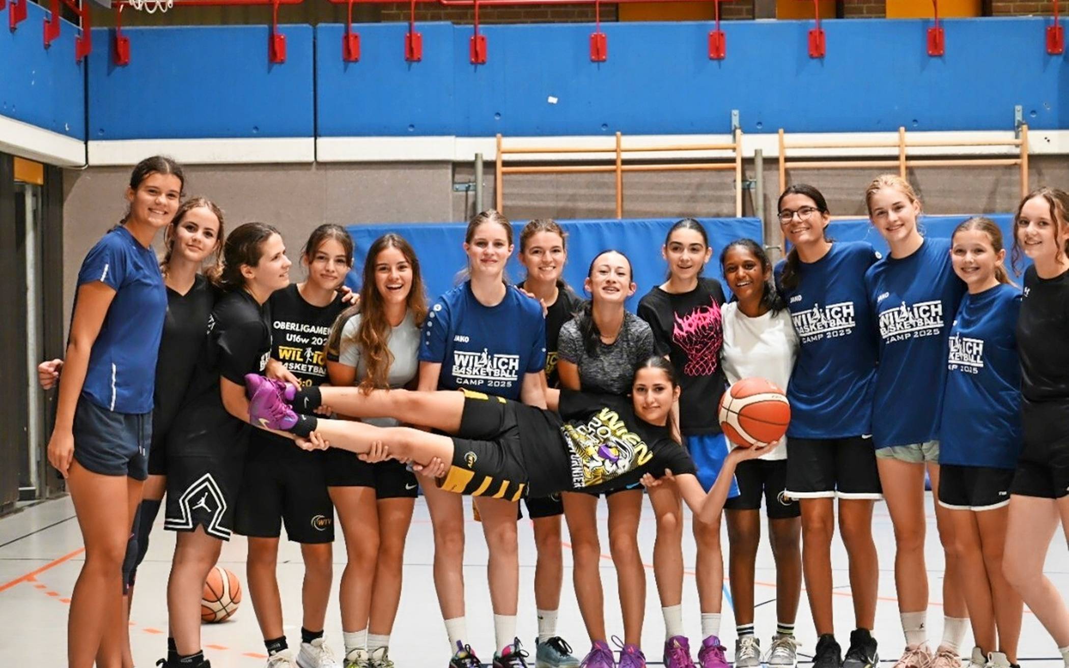  Die Basketball Girls des WTV werden beim Schnuppertag auch dabei sein.  