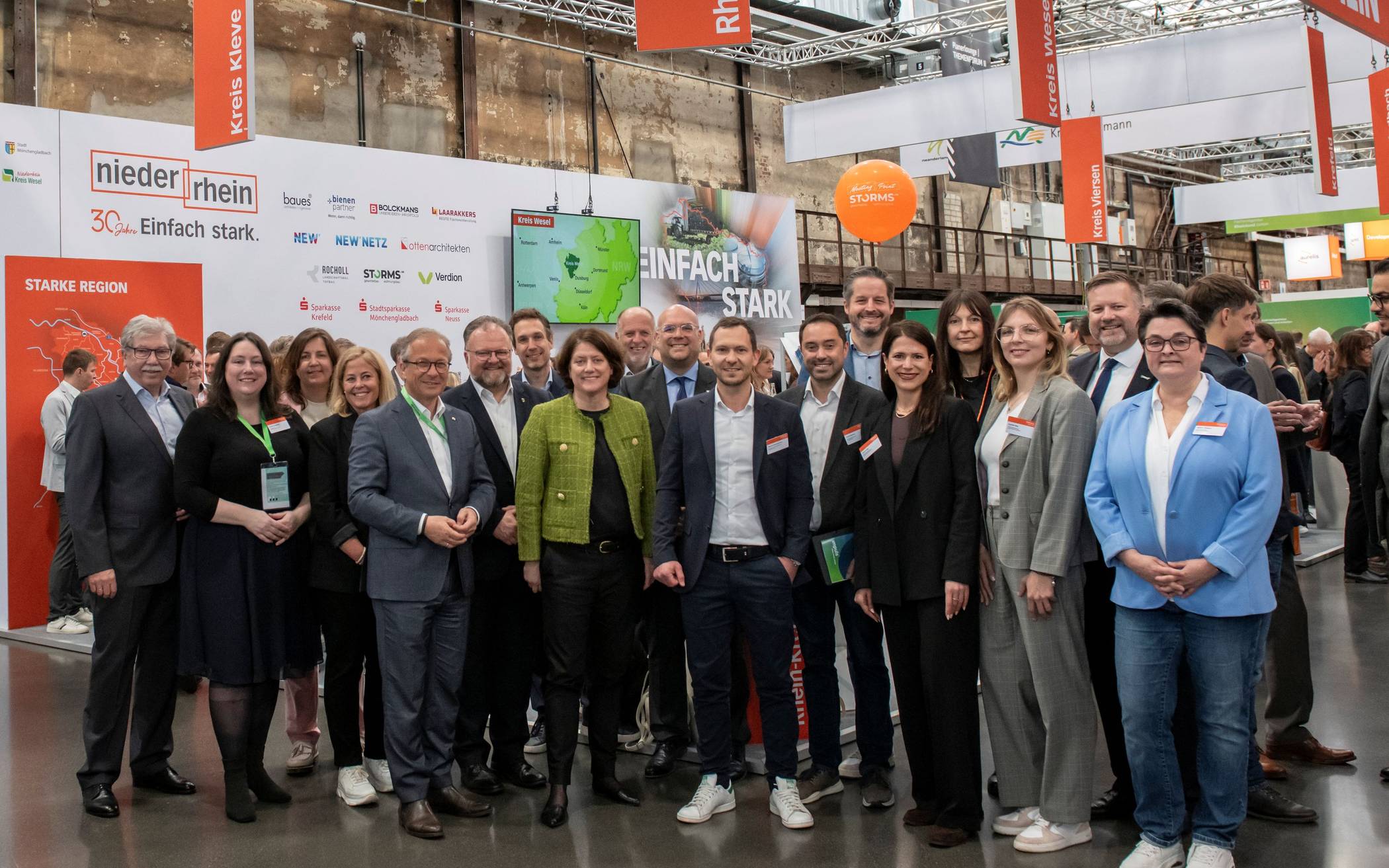  Landrätin Katharina Reinhold mit der Delegation aus dem Rhein-Kreis Neuss bei der polis Convention.   