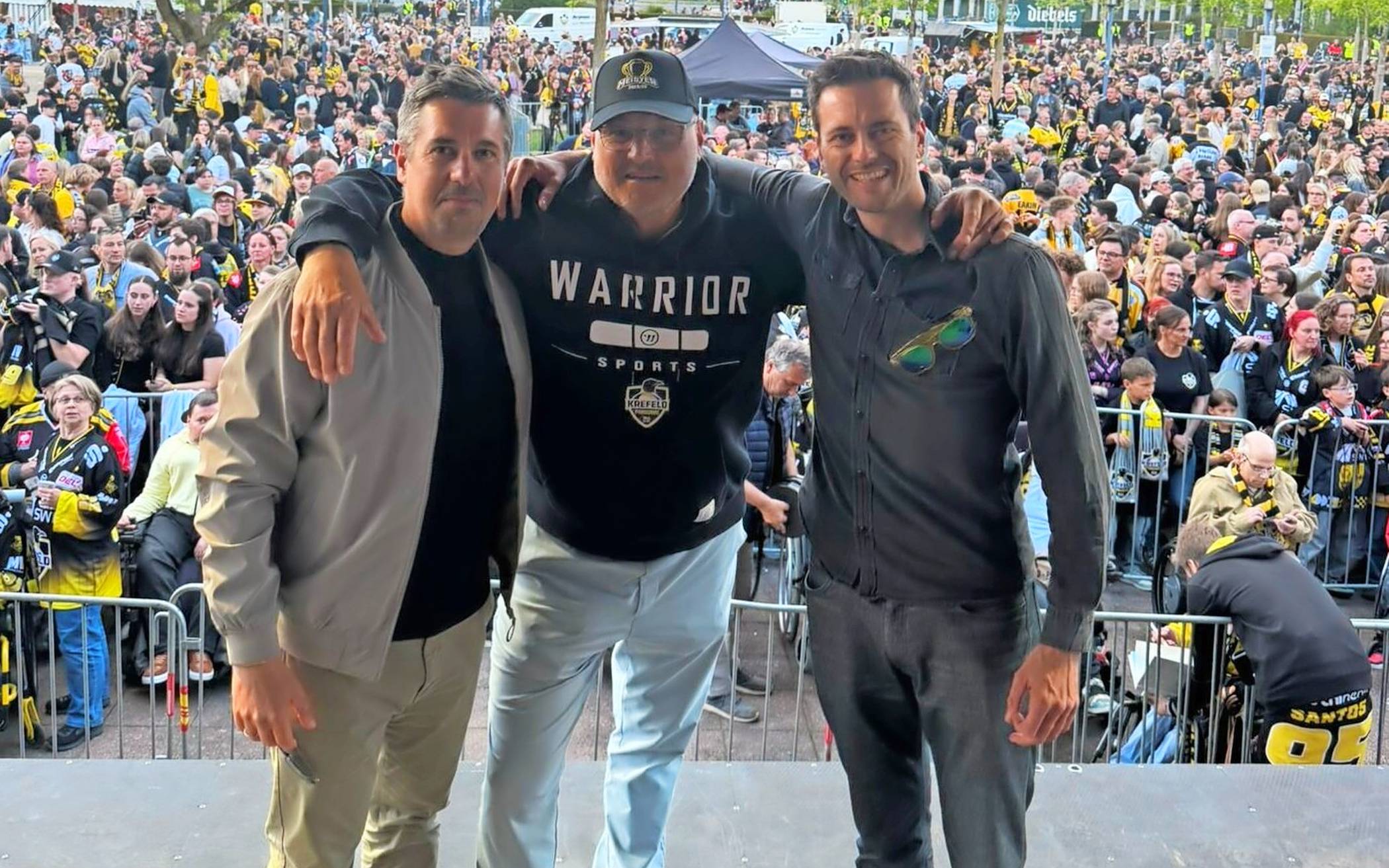 Dieses Trio hat die Pinguine zurück in ruhiges Fahrwasser geführt (v.l.): Die Gesellschafter Tobias Polka, Peer Schopp und Matthias Voigt. 
