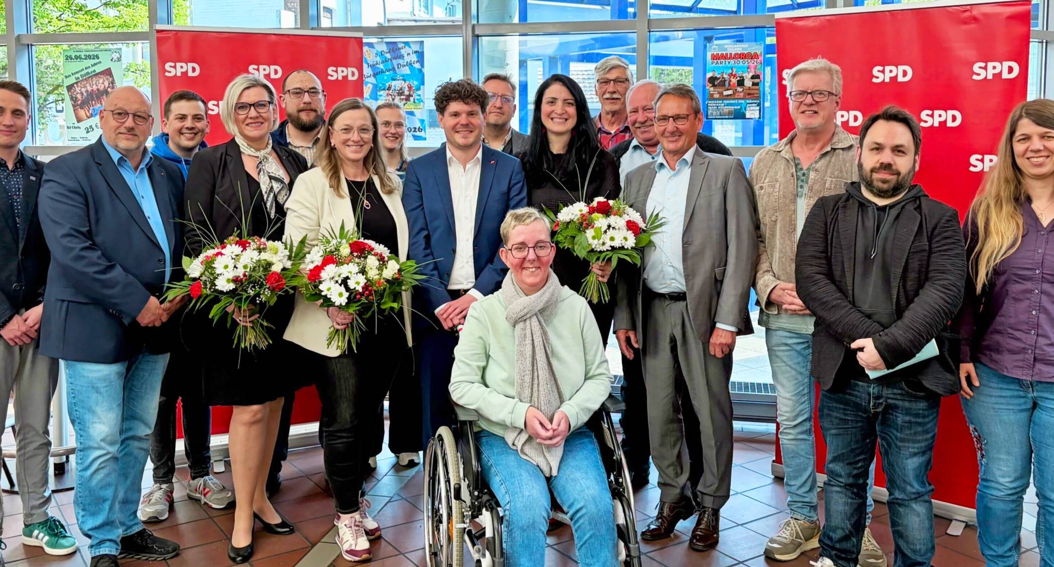  Mit einem neu gewählten Vorstand unter Führung von Lukas Maaßen und zwei Kandidatinnen für die Landtagswahl startet die SPD im Kreis Viersen personell und politisch neu aufgestellt in die Zukunft.  