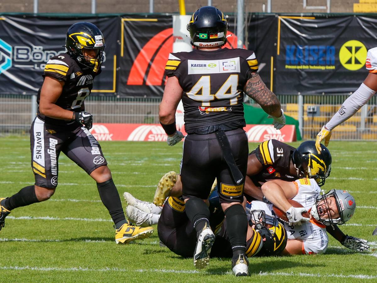 Football: Krefeld Ravens - Rostock Griffins
