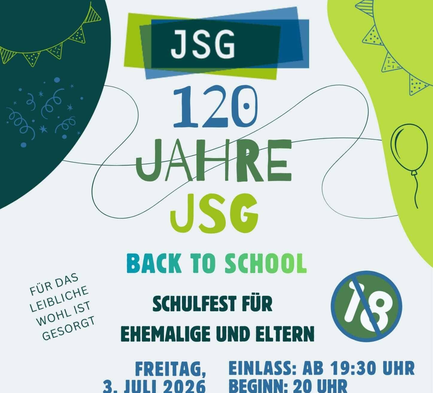 120 Jahre Julius-Stursberg-Gymnasium: Schulfest für Ehemalige und Eltern