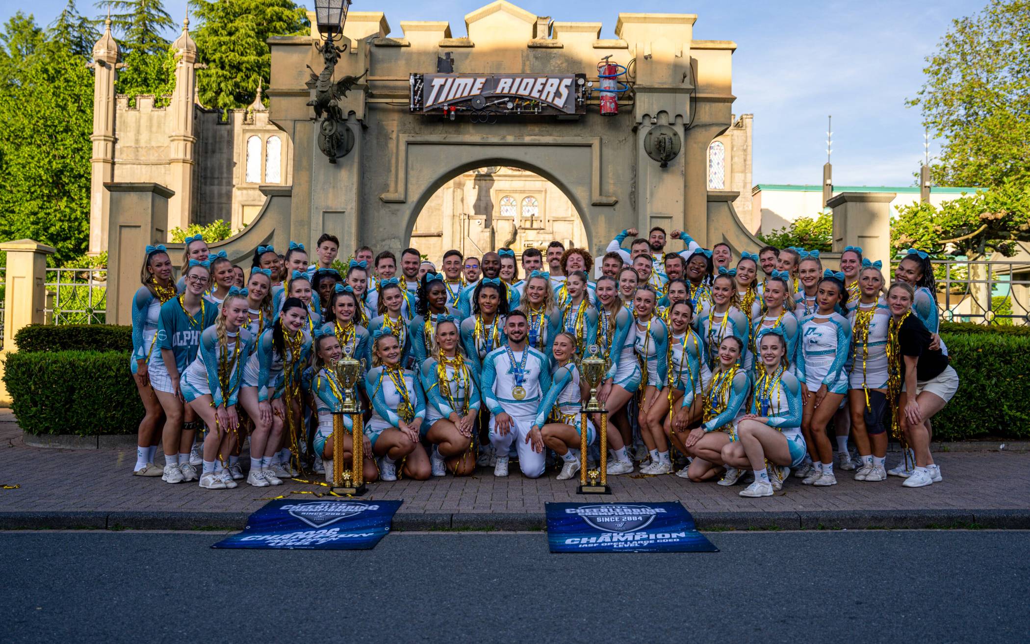 Die Allstars und das Coed freuen