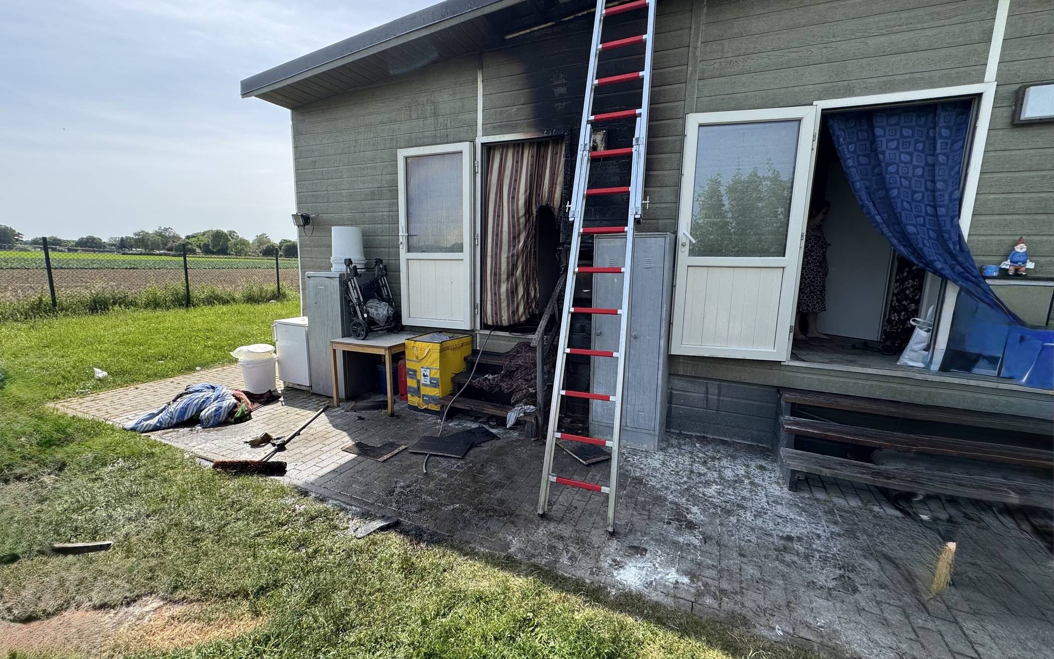 Brand in einer Asylunterkunft in Kempen